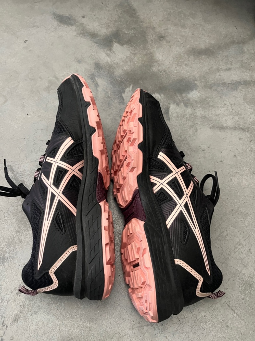 Asics Gel Venture Women’s Trainer Black Pink Athletic Sneakers Sz 9 Like New - Picture 8 of 12